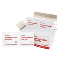 GENERICO - Gasa No Tejida Con Povidona Caja X100 Gasa No Tejida Iodada