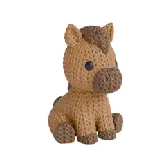 GENERICO - Mini figura - Caballo estilo tejido
