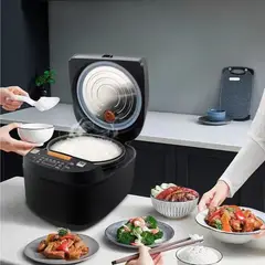 MOVI - OLLA ELECTRICA MULTIFUNCION 5 LITROS, ARROZ, GUISOS, CARNES Y MUCHO MAS