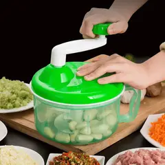 HOMESTAR - Procesador y Picador Manual con Manivela - Rojo