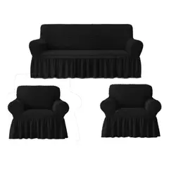 GENERICO - Fundas Cubre Sillón Protectora Sofá Turco Spandex Set 3+1+1