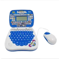 GENERICO - Computador Didáctico Interactivo Para Niñas Español-ingles Color Azul