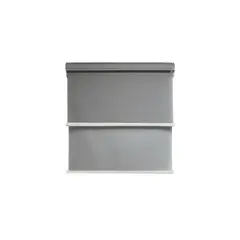 GENERICO - Cortinas Roller Doble Tela Blackout con Visillo y Cenefa