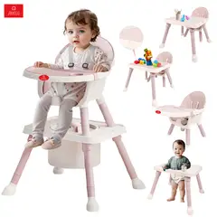 ANIKIDS - 7 En 1 Silla De Comer Para Bebé Guagua Multifuncional Rosado
