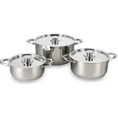 WENS - Batería De Cocina 6 Piezas Acero Inoxidable 420-6SS