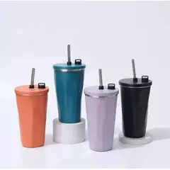 HOMEY - Pack 2 Vaso Termico Resistente A Las Temperatura Frio Y Calor Colores Surtido