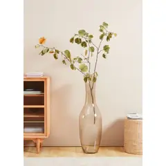 EGLO - Adorno Jarrón de vidrio LONGKALI marrón Transparente 100cm × 30cm