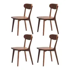 HABITA2 CHILE - Pack 4 Silla Phillipe de Madera - Walnut