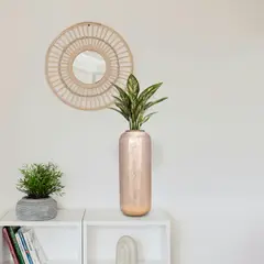 EGLO - Adorno decorativo Florero KURASHIKI metal Dorado 40×17cm