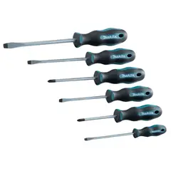MAKITA - Set Destornillador 6PZPZ1PZ2SL4.0SL5.5SL6.5SL8.0