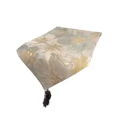 OEM - Mantel Camino De Mesa Tela Madera Flor 180x32cm