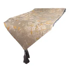 OEM - Mantel Camino De Mesa Tela Madera Ramas 180x32cm
