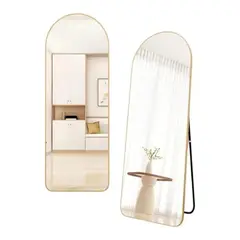 GENERICO - Espejo Decorativo De Pared Acero Inoxidable 160 cm x 50 cm