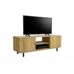 MUEBLES GACELA - Rack Tv para 55¨ Hako Roble Miel Moderno