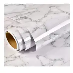 PASTELERIUS - Papel Para Pared Papel Mural Pvc Autoadhesivo 10mts Marmol