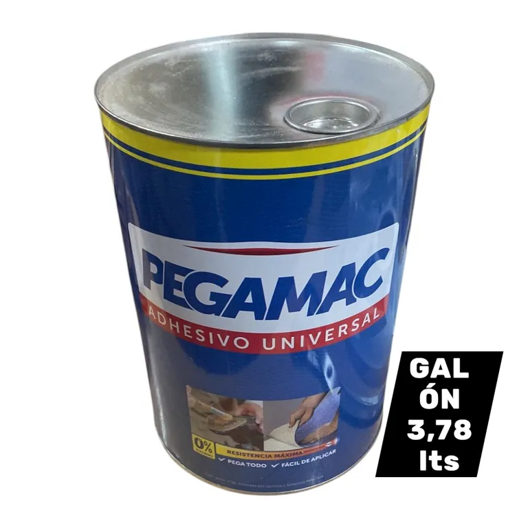 Adhesivo universal Pegamac Contacto 60 Galón de 3,78 KG