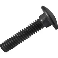 METALFER - Perno Coche 1 /4x1 1 /4 Negro 100 Un