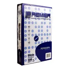 GENERICO - Resma De Papel Premier Tamaño Oficio 500 Hojas Blanco 75grs