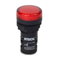 GENERICO - Luz Piloto Led 30mm 220V Rojo Para Tablero 3 unidades