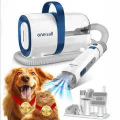 ONEISALL - Aspiradora Grooming Perros Gatos 7 en 1