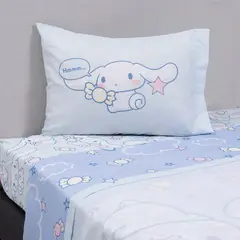 WINDSOR - Juego Sabanas Cinnamoroll Candy Microfibra 1.5 Plaza