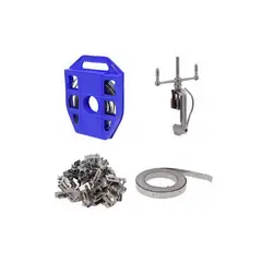 GENERICO - Kit Flejadora Fleje y Hebillas Inoxidable 1 Pulgada 25,4mm