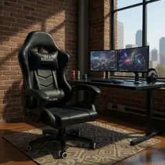 BLOCCARE - Silla Gamer Reclinable - Color Negro.