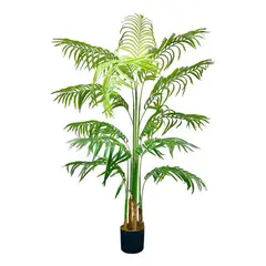 ARBUSTO REAL - Planta Artificial Palmera 150 cm Verde