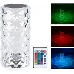CARIBEE - Lámpara Adorno Led Diamante Decoración Táctil…