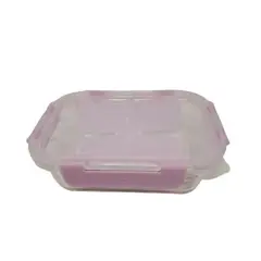 KEEP - Hermético Vidrio Rectángular Libre Bpa Lila 640ml