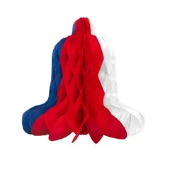 BIG PARTY - PACK X 4 ADORNO FIESTAS PATRIAS CAMPANA CHICA 25 CENTIMETROS