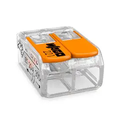 GENERICO - Conector de empalme Wago 2 salidas compacto