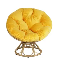 GENERICO - Sillón Papasan Giratorio con Cojín Acolchado
