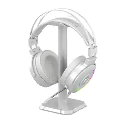 REDRAGON - Audifono Gamer Lamia H320 RGB USB Blanco con Soporte