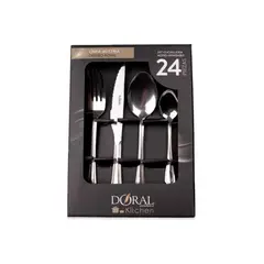 GENERICO - Cuchillería plateado doral color