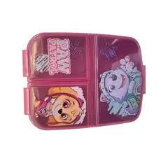 INTEK GAMES - Portasandwich 3 Reparticiones Paw Patrol Rosa