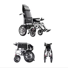 LUBABYCAS - Silla De Ruedas Eléctrica 700W 18KM Plegable Alto