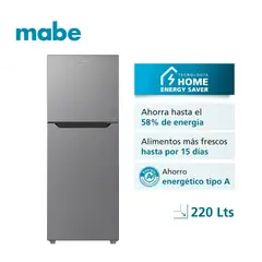 MABE - Refrigerador No Frost 220L Brutos Inox RMN220PVLRX0