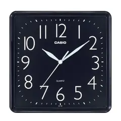 CASIO - Reloj Mural Pared Negro Iq-06-1df