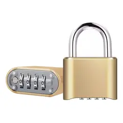 KUANGYE - Candado Clave Inoxidable 4 Dígitos Exterior Waterproof,para Puertas, Armarios
