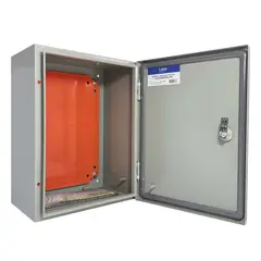 LEXO - Gabinete Tablero Metálico Eléctrico 400x300x200 1 puerta Ip65
