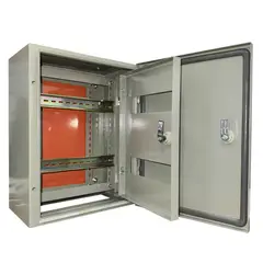 GENERICO - Gabinete Tablero Metálico Eléctrico 400x300x200 1 puerta chasis Ip65
