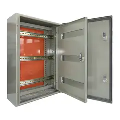 GENERICO - Gabinete Tablero Metálico Eléctrico 600x400x200 1 puerta chasis Ip65