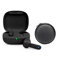 JBL - Audífonos Bluetooth Wave 300 Vibe Tws Negro Y Estuche