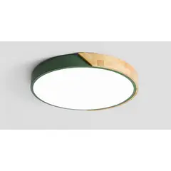 CASA NEW - Lámpara de Techo Moderna 23cm Redondo 3 Colores - Verde