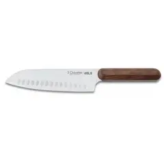 3 CLAVELES - Cuchillo Santoku 17,5 cms y Mango de Madera Tres Claveles