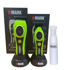 WMARK - Barber Combo Cortadora NG7030+ Patillera NG7230 Verde