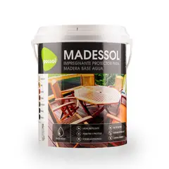 PASSOL - Protector Impregnante de madera base agua color Negro mate 1 galón