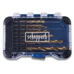 SCHEPPACH - Set Brocas Premium HSS 15 Unidades Multiuso