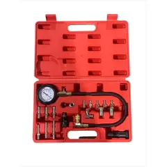 MUNDO MAGIA - Compresimetro Automotriz Diesel Petrolero Universal 19 Pcs
